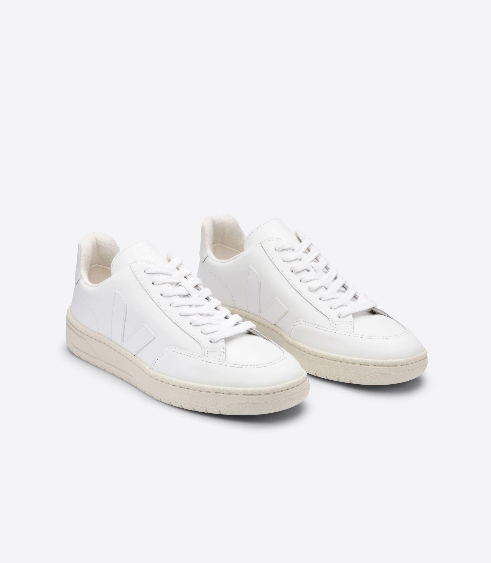 Product Image for V-12 Leather Sneaker, White