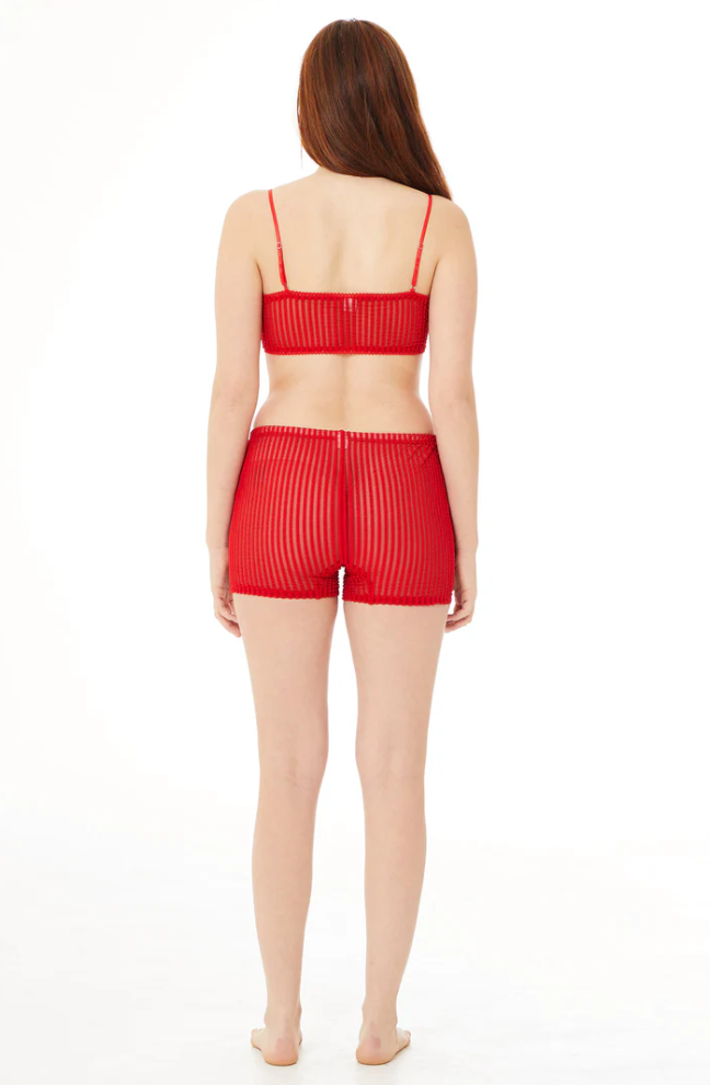 Product Image for Addison Mesh Boxer, Bright Rouge