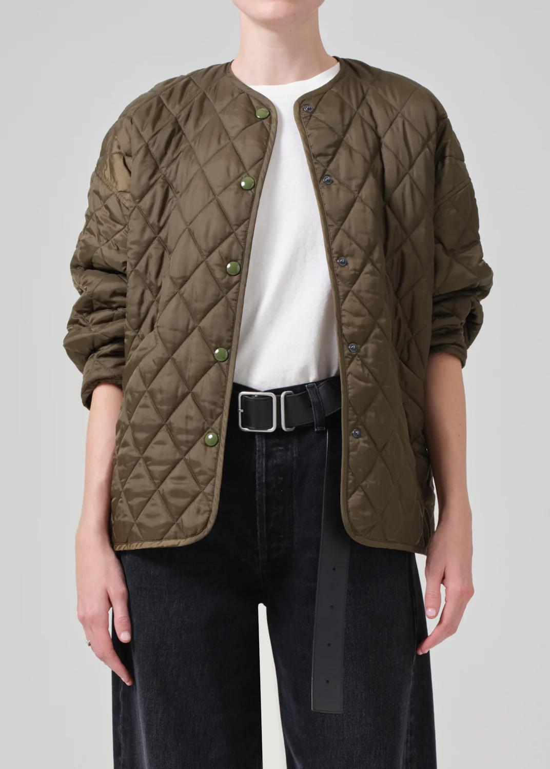 Product Image for Huntleigh Quilted Coat, Army