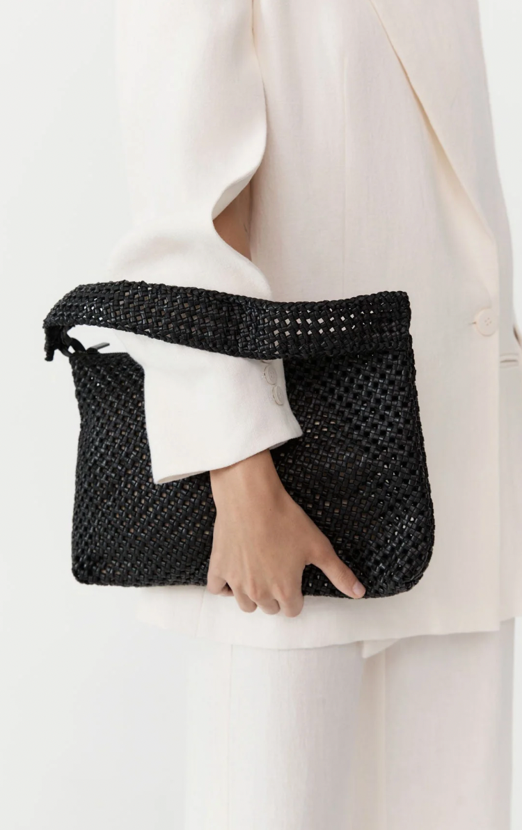 Product Image for Macrame Shoulder Bag, Black