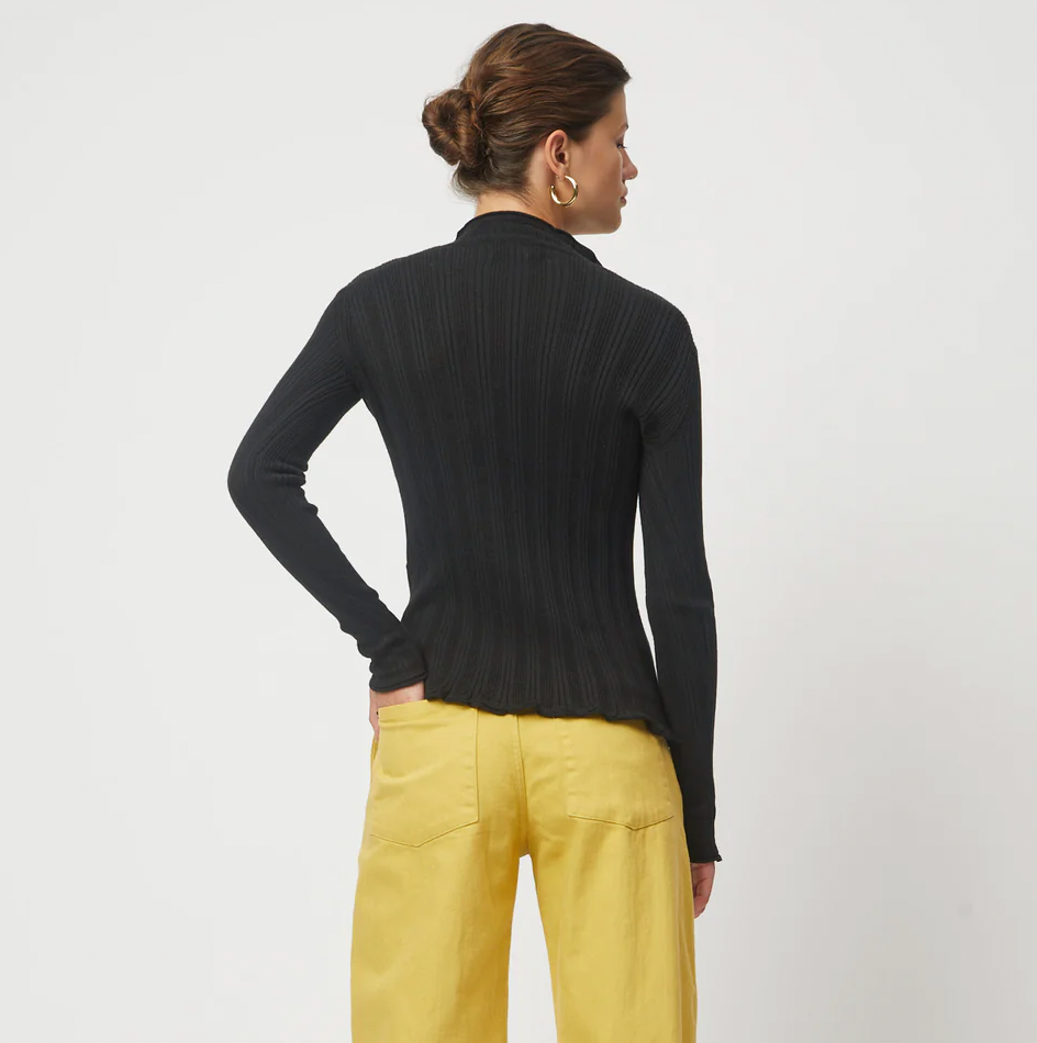 Product Image for Pointelle Cardigan, Black
