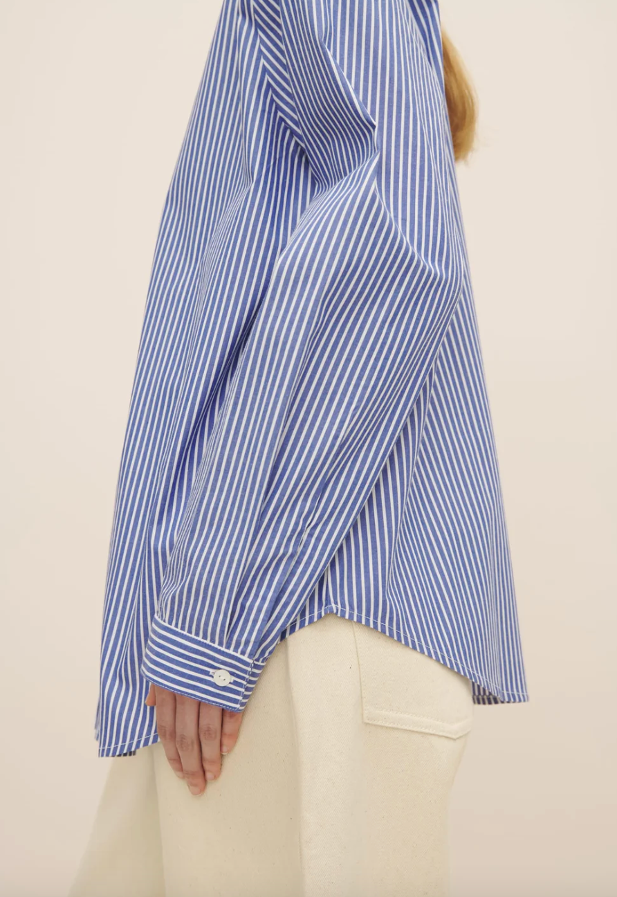 Product Image for Daily Shirt, Blue Stripe