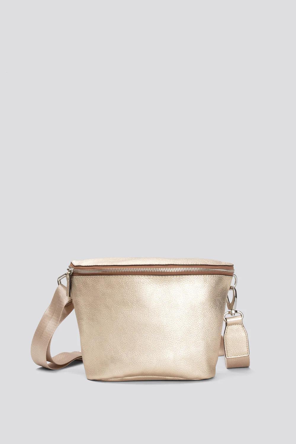 Product Image for Keno Leather Bag, Gold