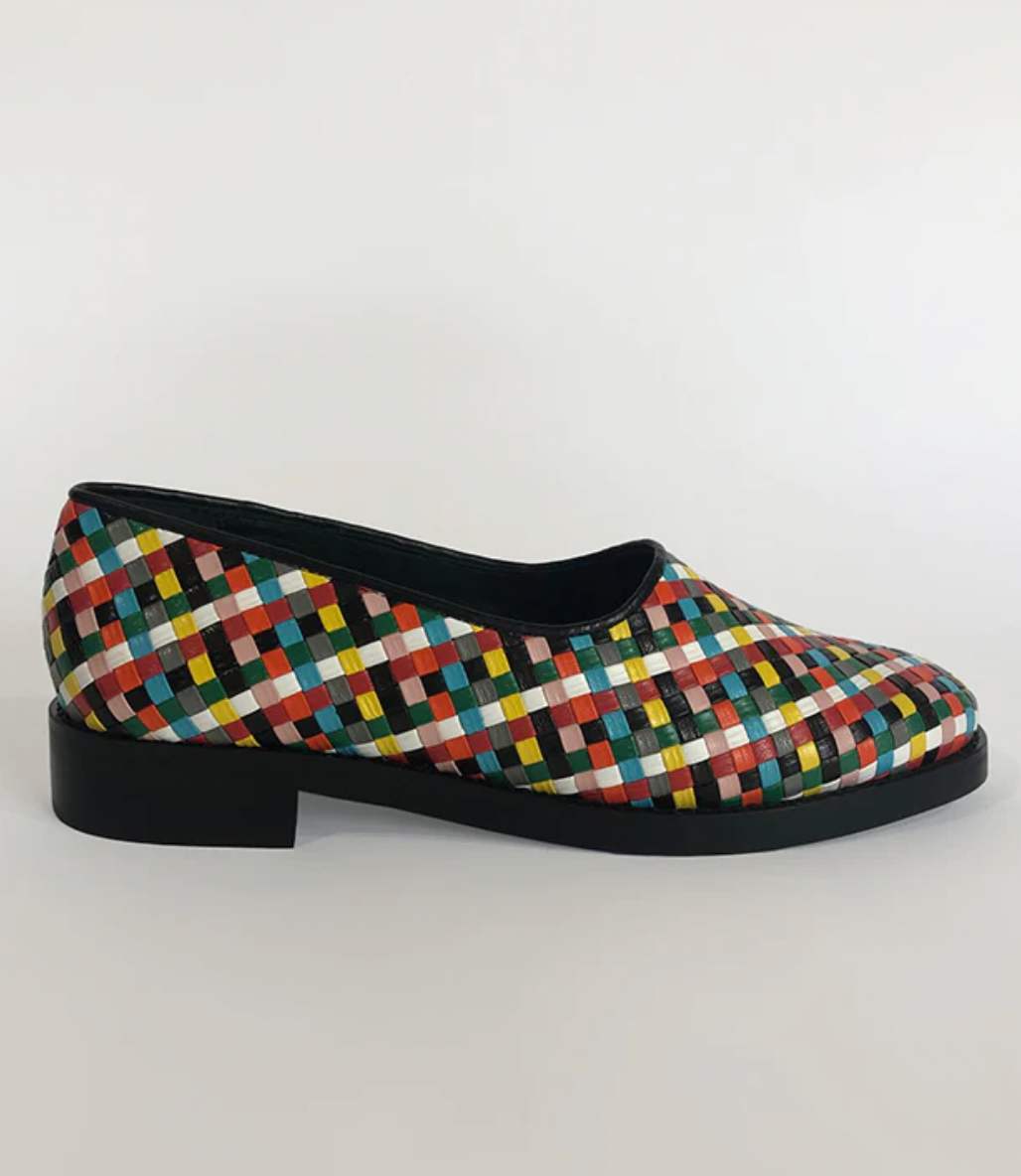 Product Image for Woven Glove Shoe, Nappa Multi