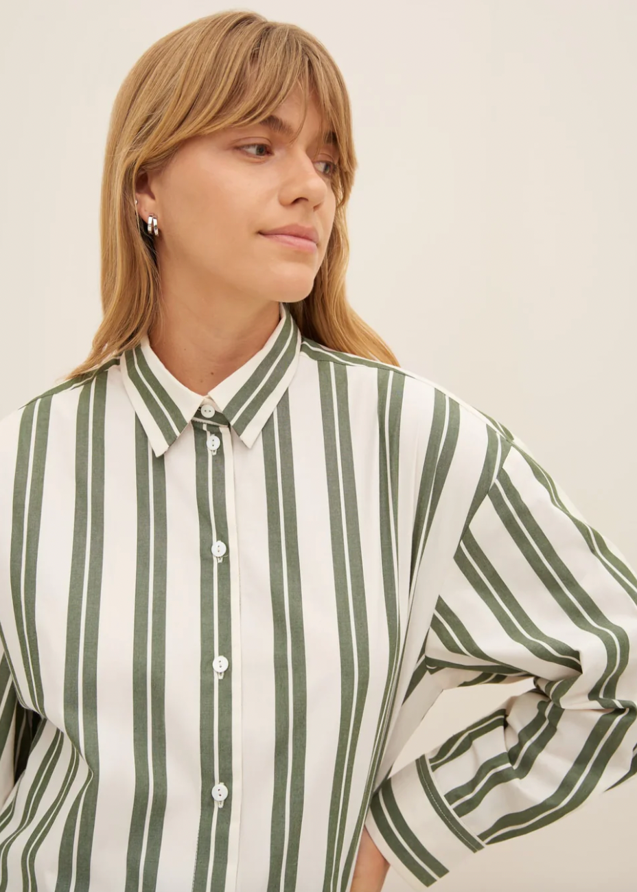 Product Image for Petra Shirt, Forest Stripe