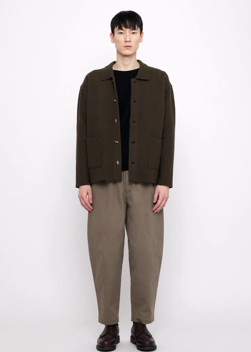 Product Image for Boiled Wool Chore Shirt Jacket, Olive