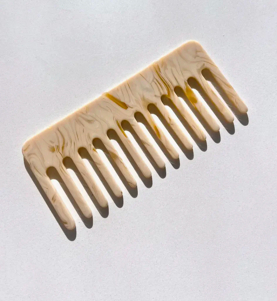 Product Image for Wide Tooth Acetate Hair Comb, Blonde