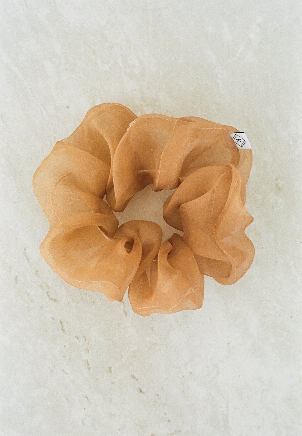 Product Image for Silk Organza Scrunchie, Mauve