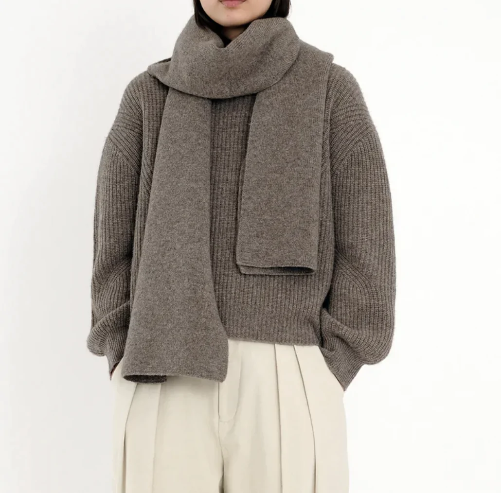 Product Image for Yak Long Scarf, Taupe
