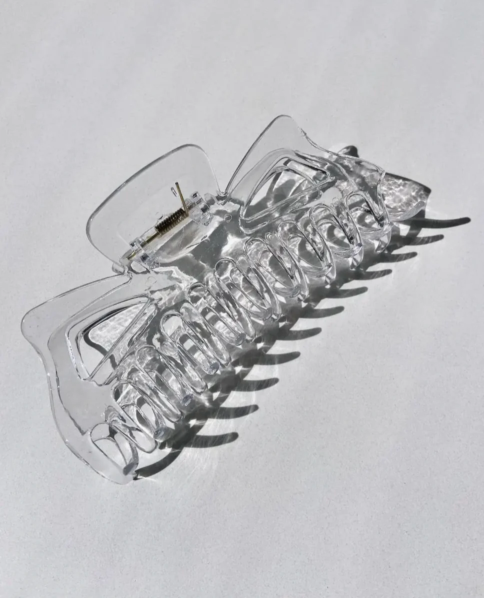 Product Image for Jumbo Hair Claw Clip, Clear