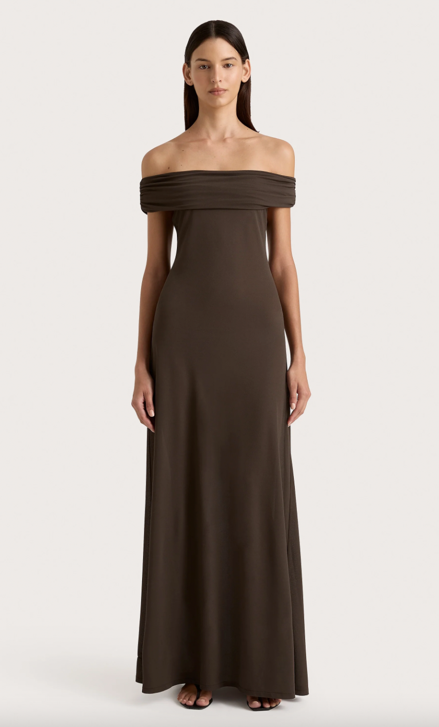 Product Image for Sofie Maxi Dress, Chocolate Brown