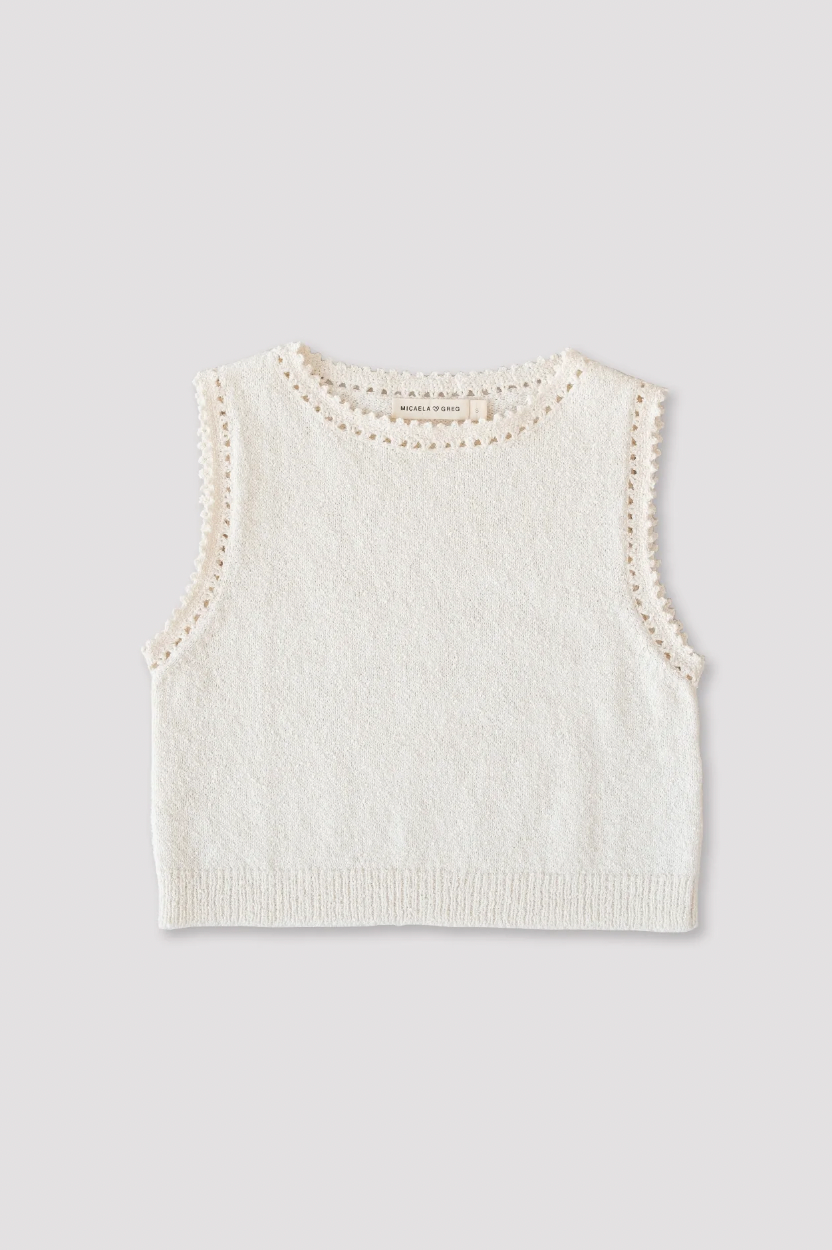Product Image for Boucle Tank, Cream