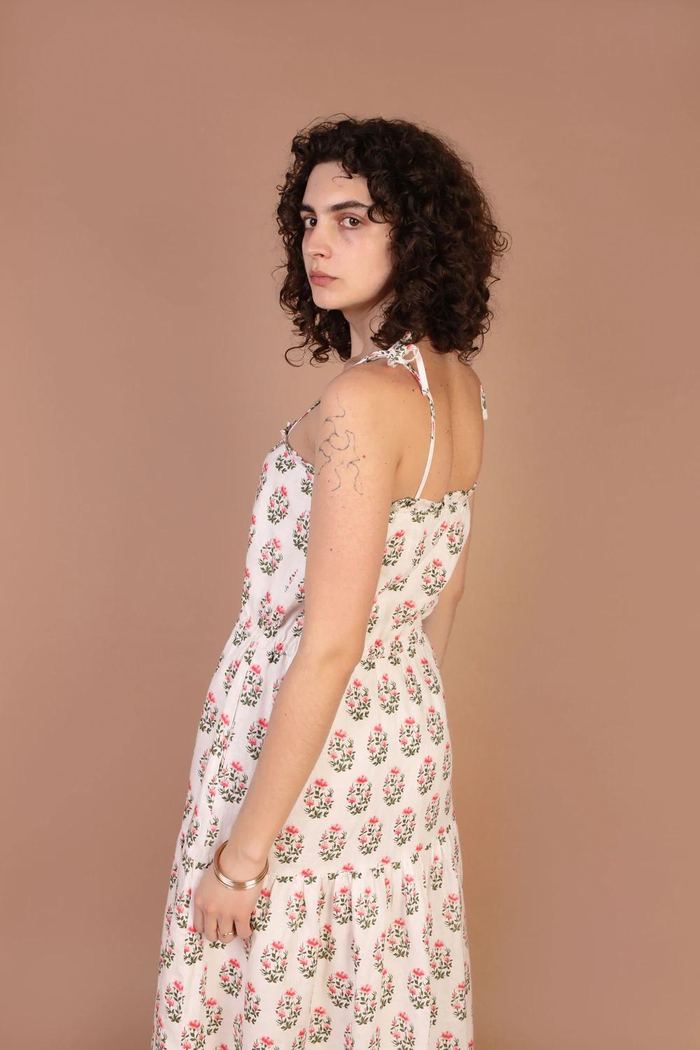 Product Image for Boston Dress, Block Print Floral