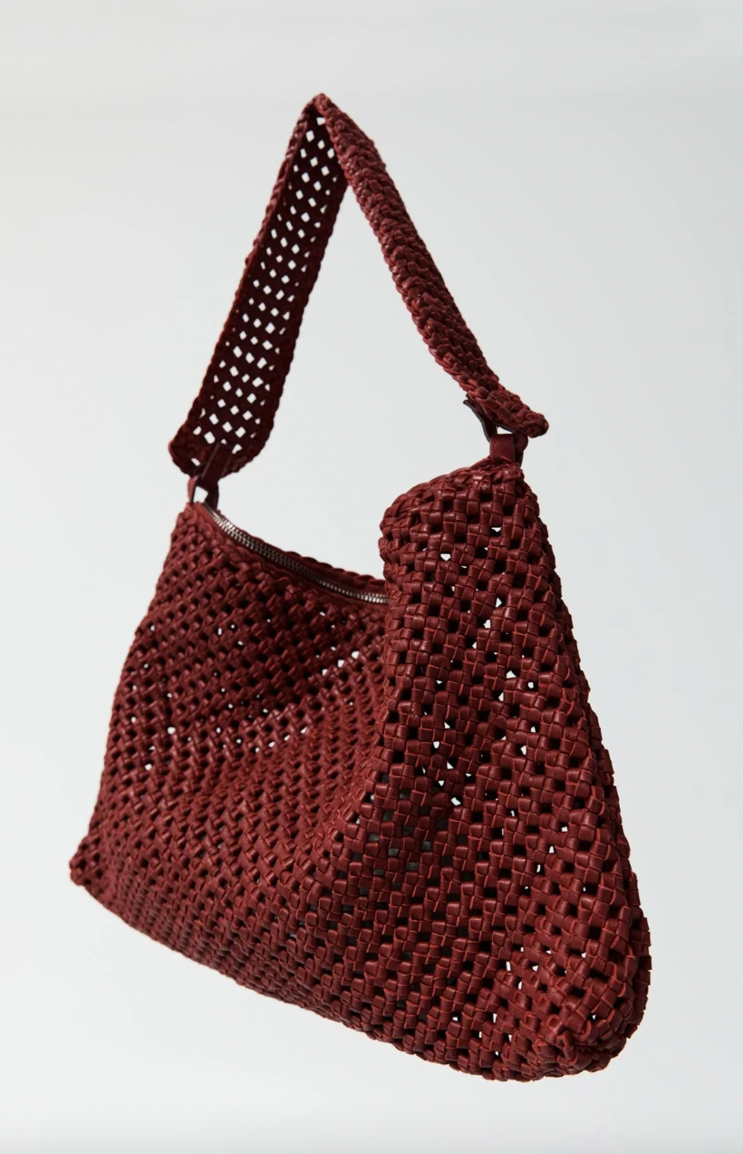 Product Image for Macrame Shoulder Bag, Rouge