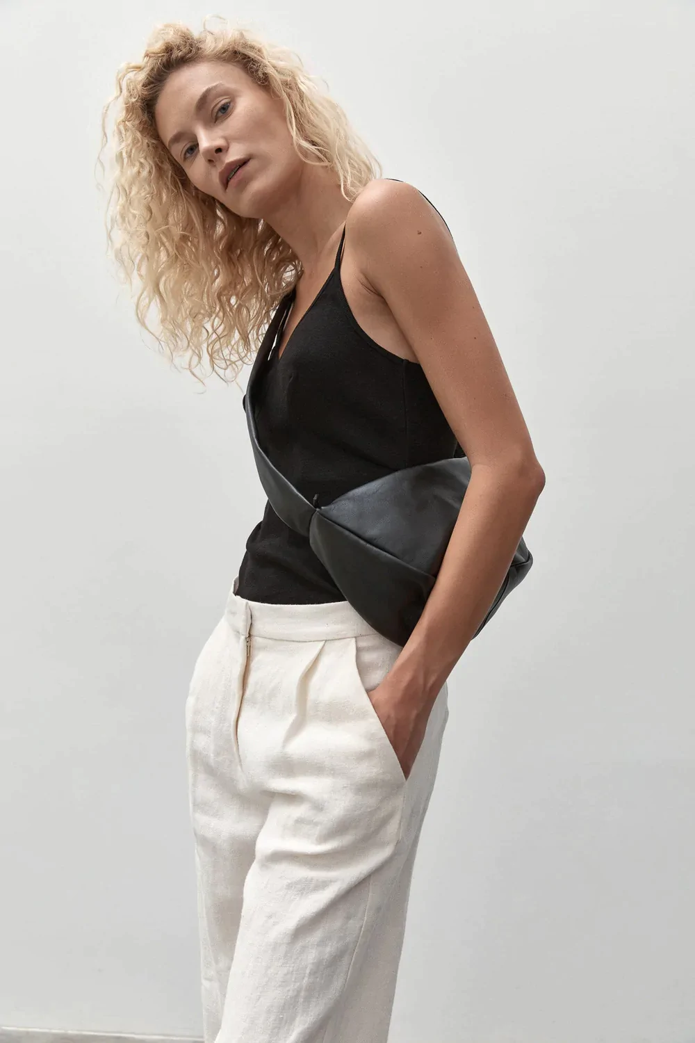 Product Image for Soft Crescent Bag, Black