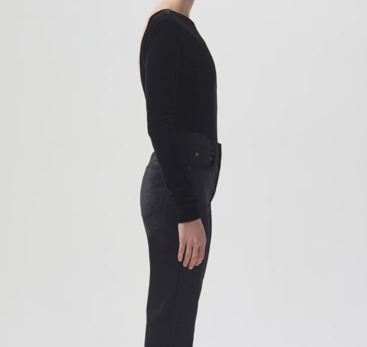 Product Image for Corrin Scoop Back Bodysuit, Black