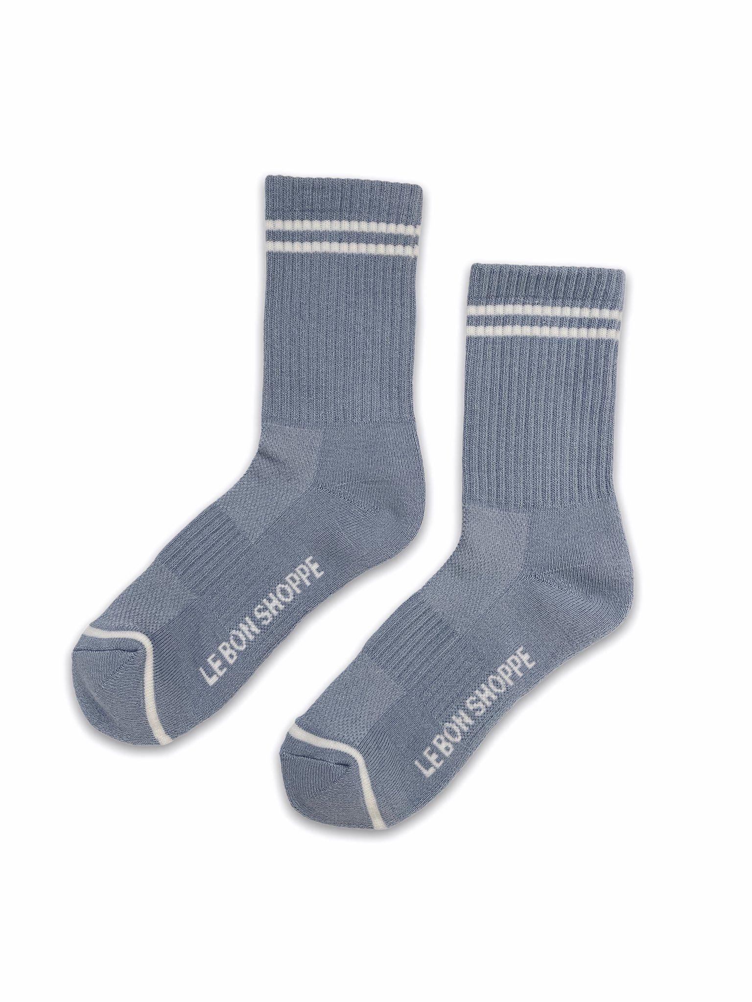 Product Image for Boyfriend Socks, Blue Grey