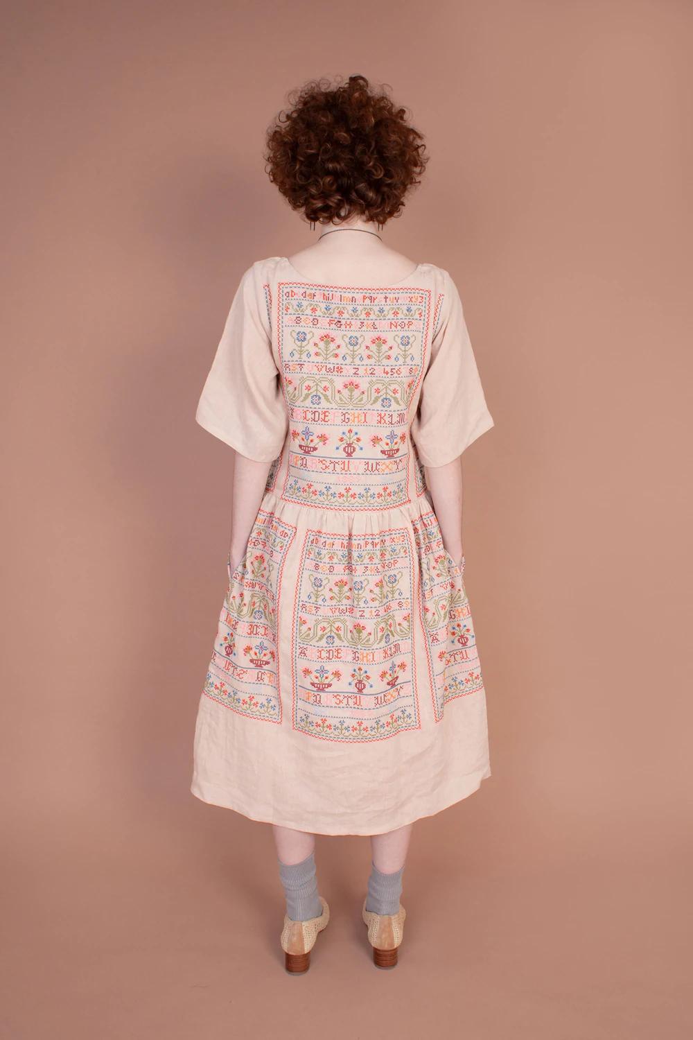 Product Image for Sampler Dress, Embroidery