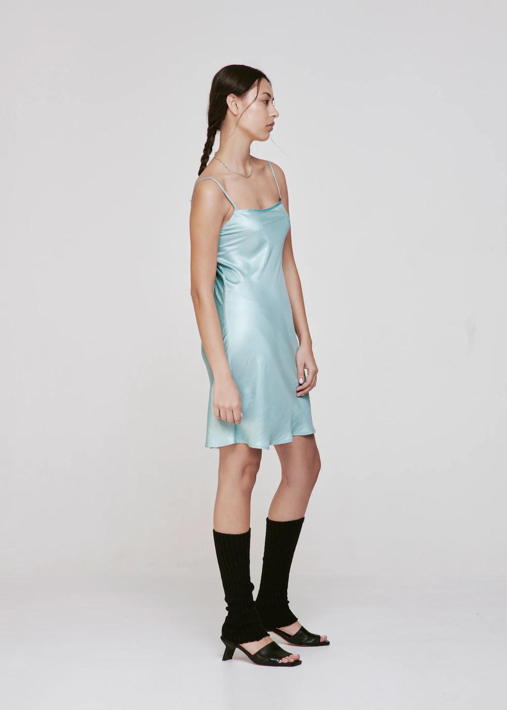 Product Image for Liquid Slip Dress, Teal