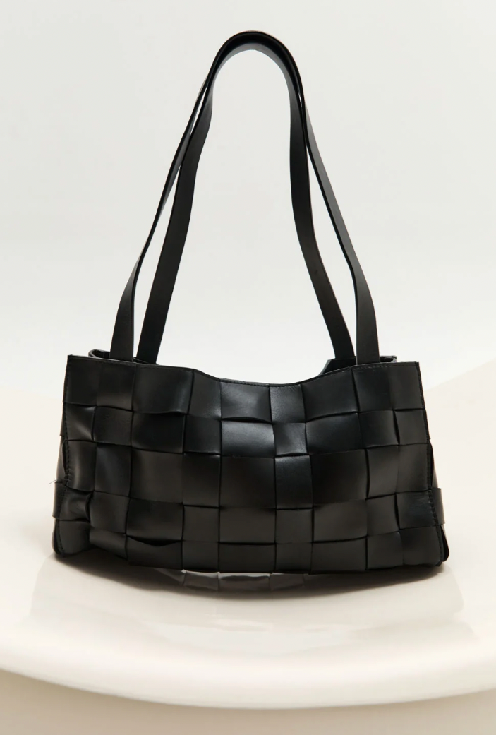 Product Image for Slim Woven Tote, Black