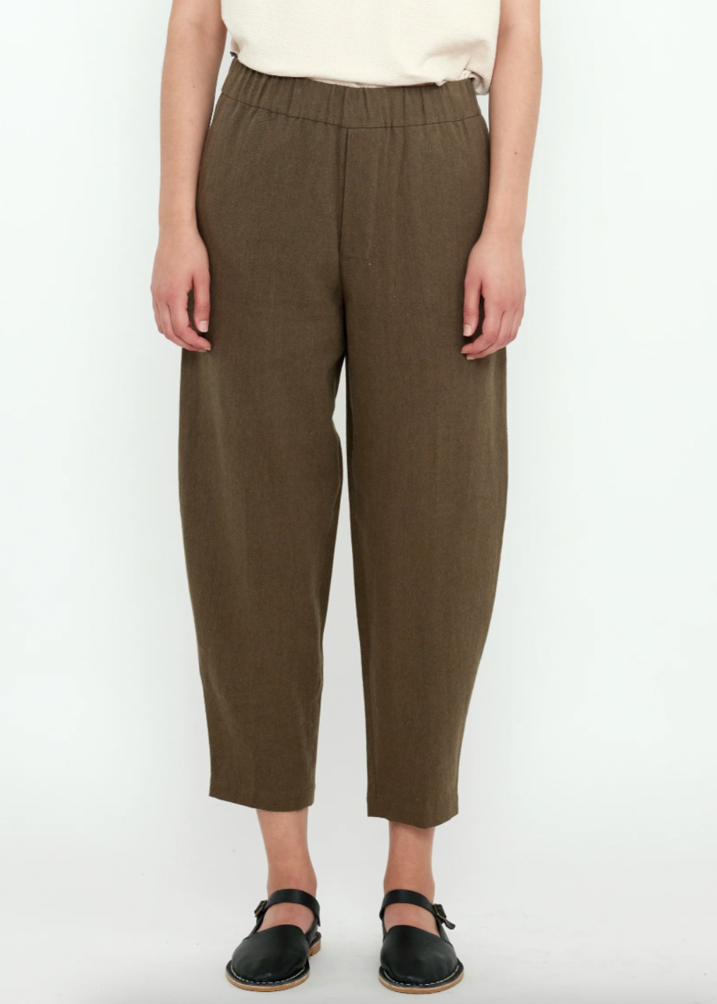 Product Image for Signature Elastic Pull-Up Trouser, Olive