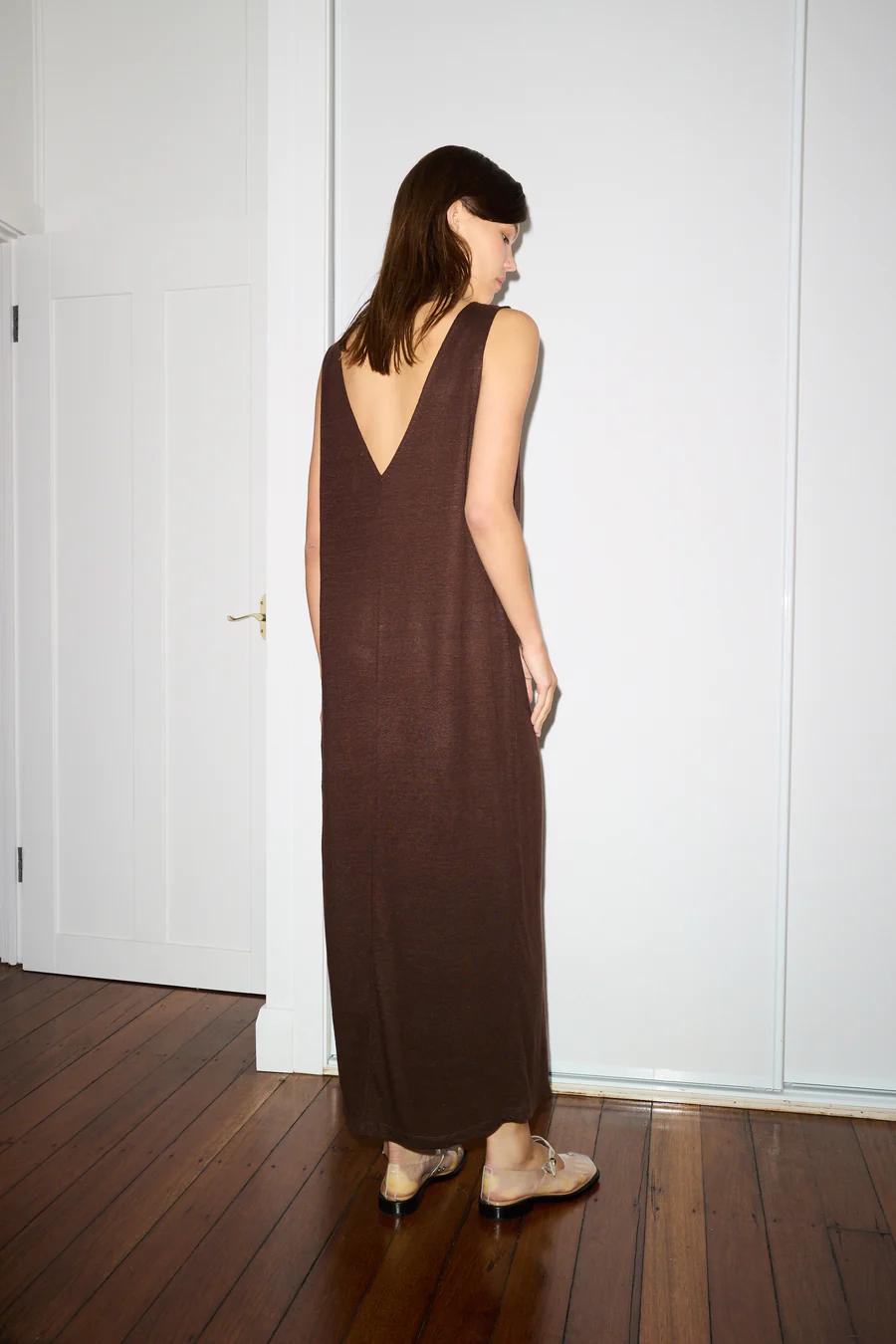 Product Image for The Soft Tank Dress, Chocolate
