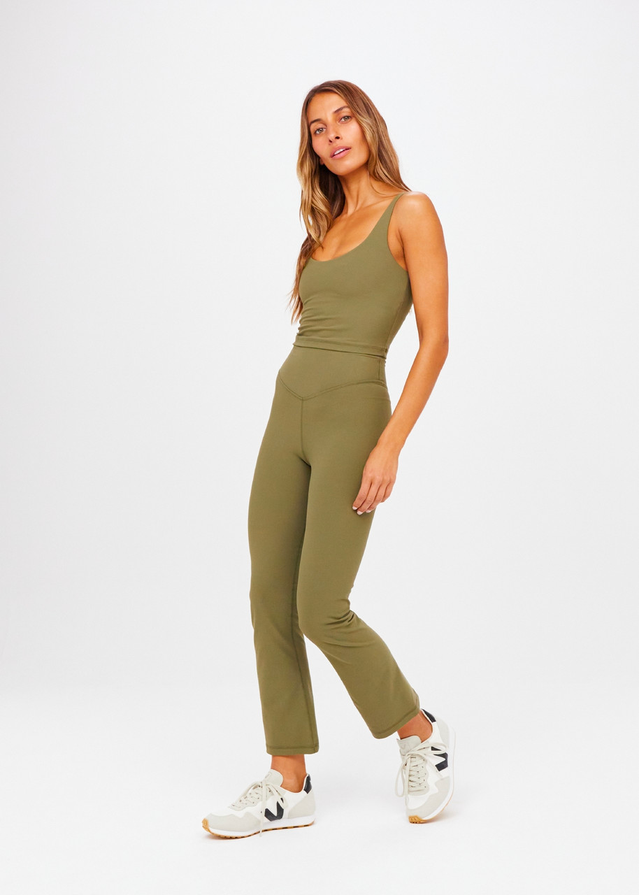 Product Image for Peached Thia Crop Flare, Olive