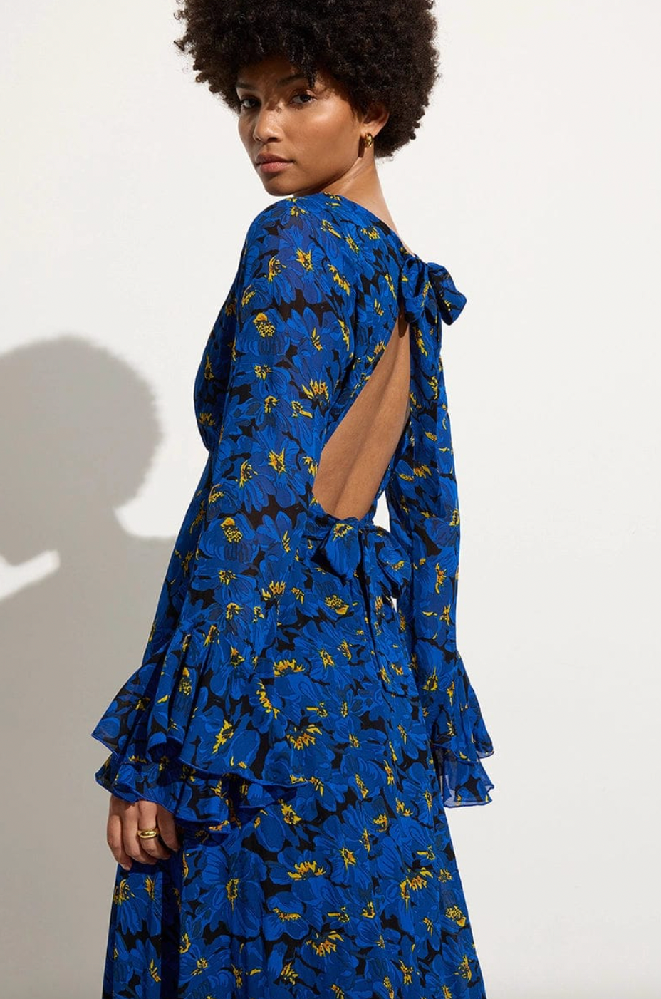 Product Image for La Joya Maxi Dress, El Limon Floral Blue