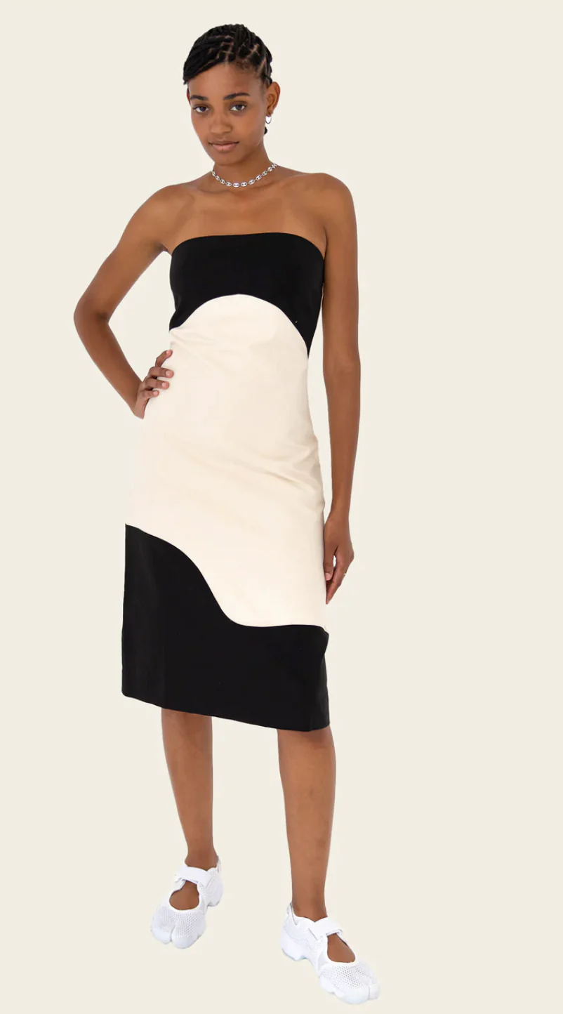 Product Image for Carter Strapless Midi, Yin and Yang