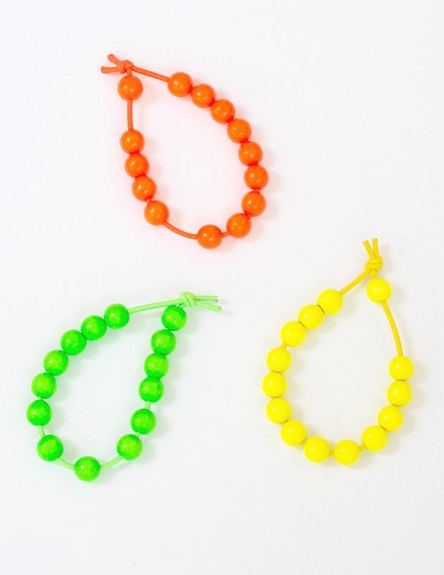 Product Image for Hair Ties Set of 3, Neon Mix