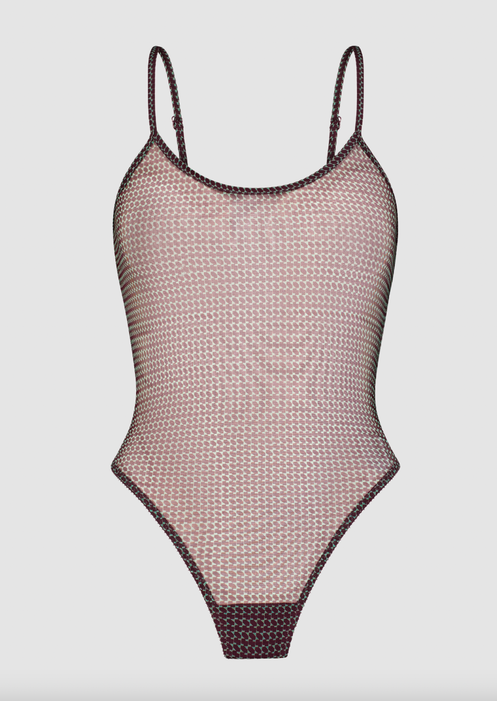 Product Image for Fonda Bodysuit, Pistachio/Vino