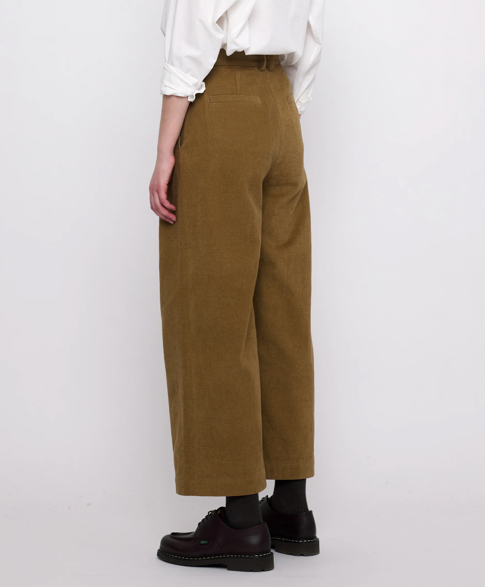 Product Image for Wide-Legged Skate Trouser, Kelp Brown