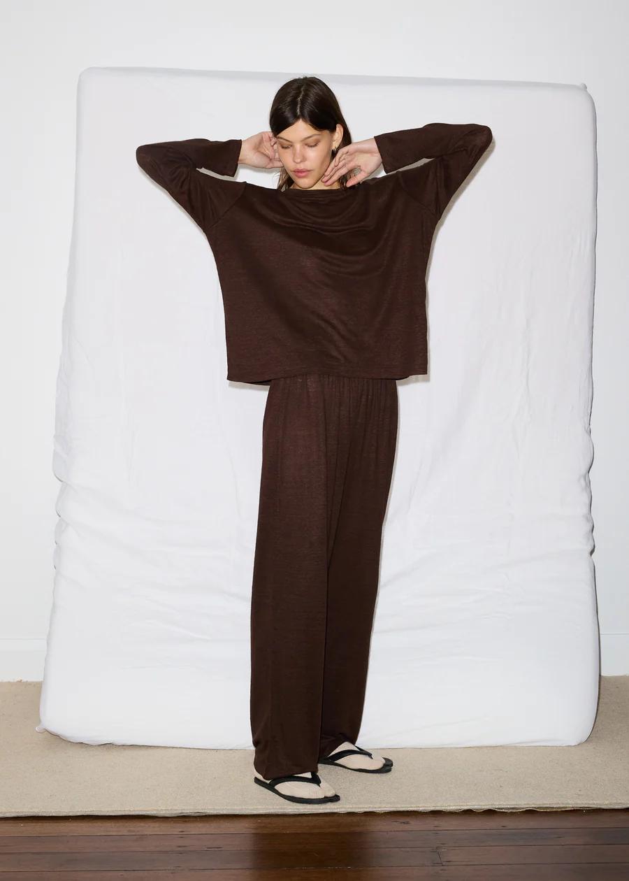 Product Image for Soft Long Sleeve, Chocolate