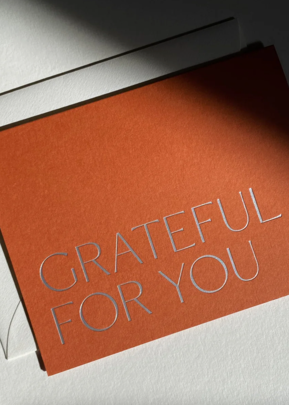 Product Image for Grateful For You No. 21, Rust / Single Card