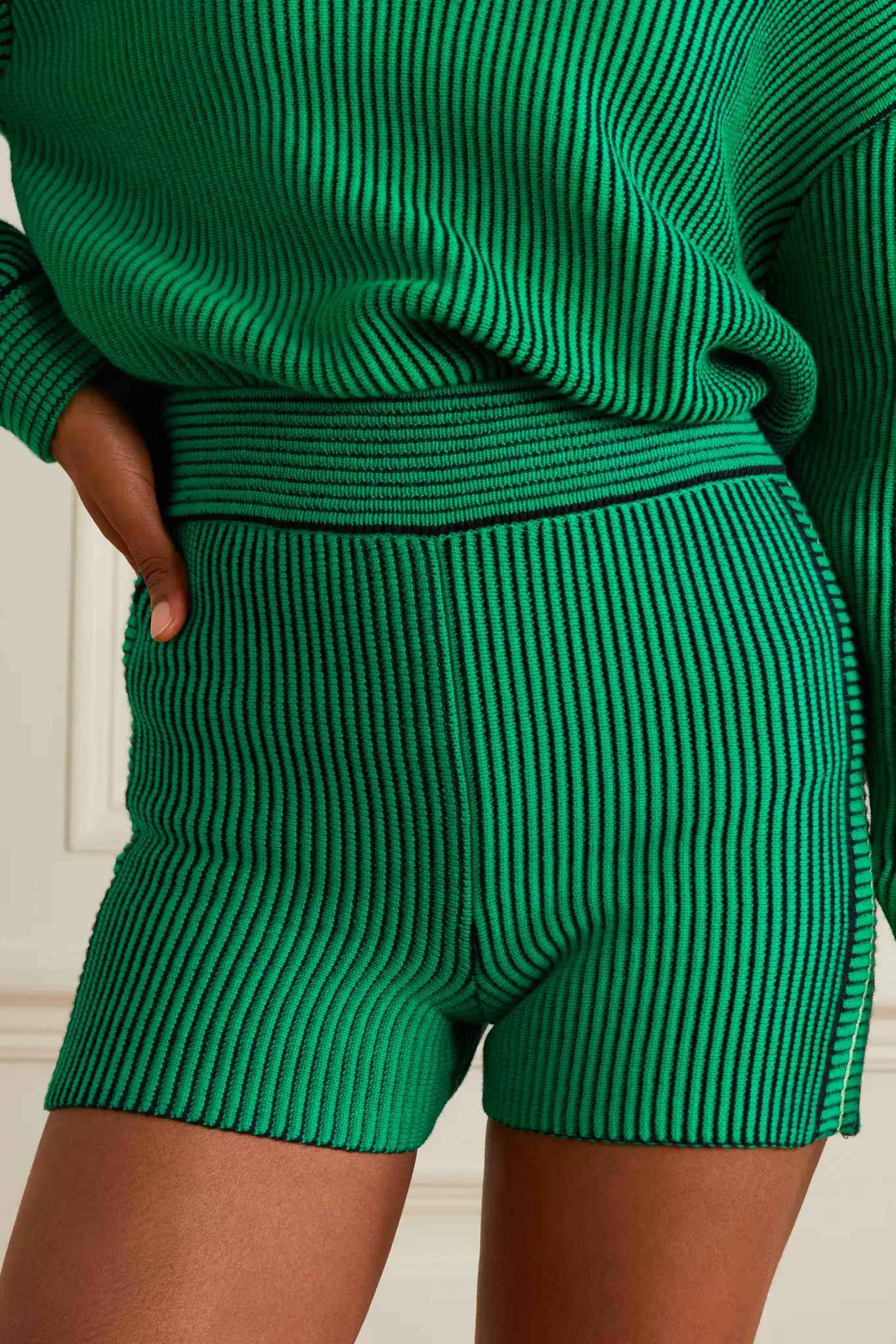 Product Image for Nirvana Speechless Stretch-Organic Cotton Shorts, Emerald