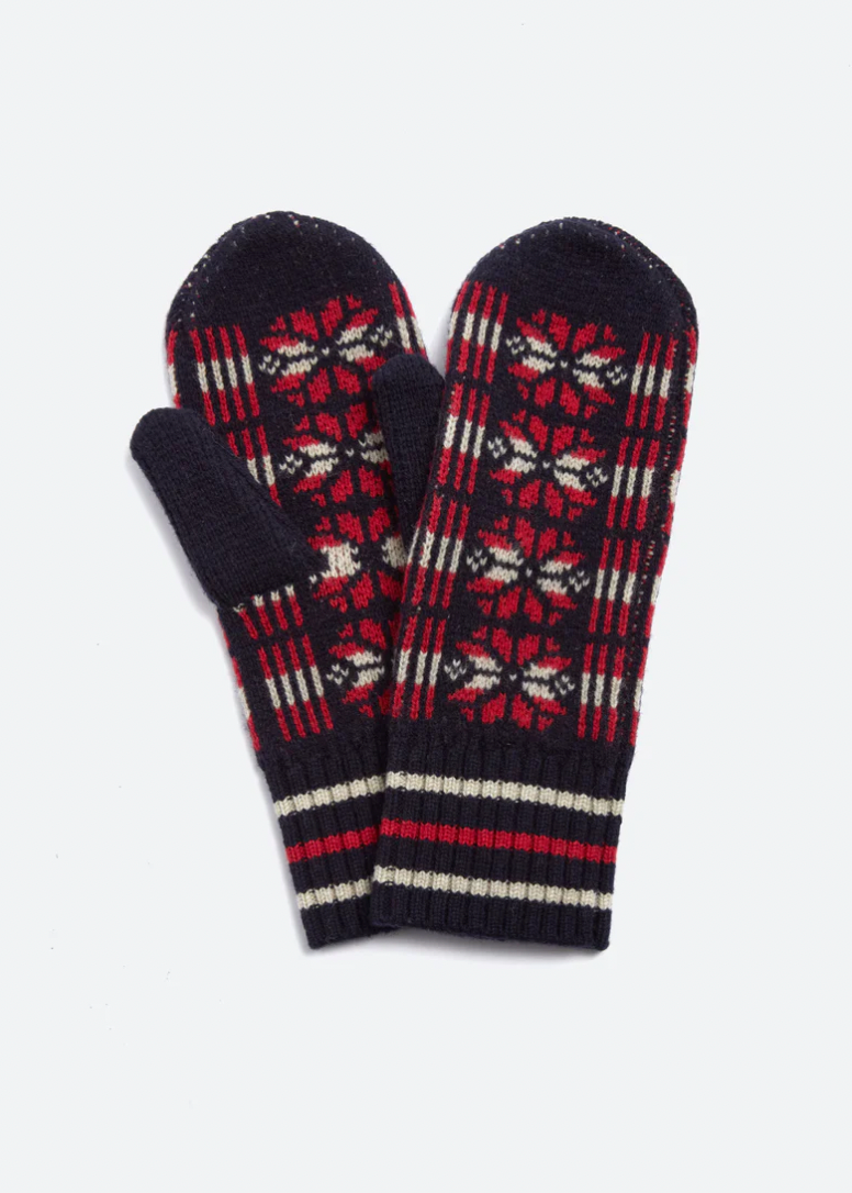 Product Image for Ayla Knit Mittens, Navy Multi