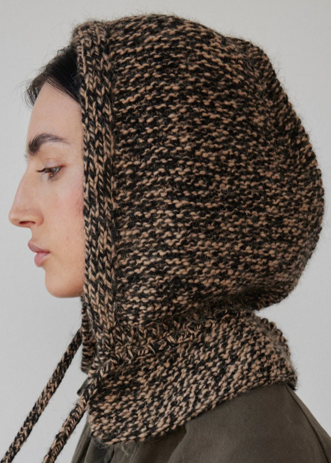 Product Image for Handknit Hood, Sable