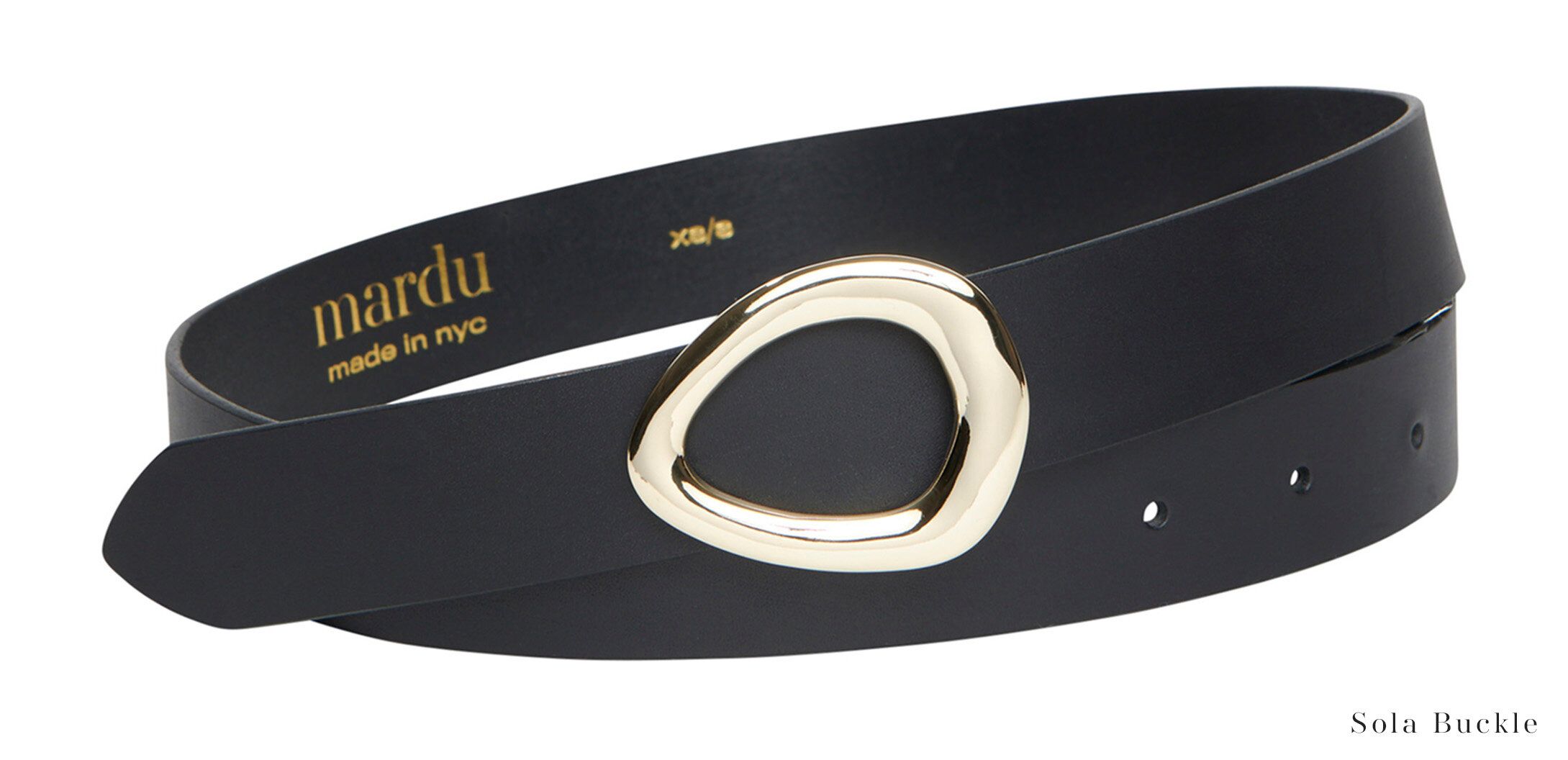 Product Image for Charcoal Black Belt, Sola Buckle