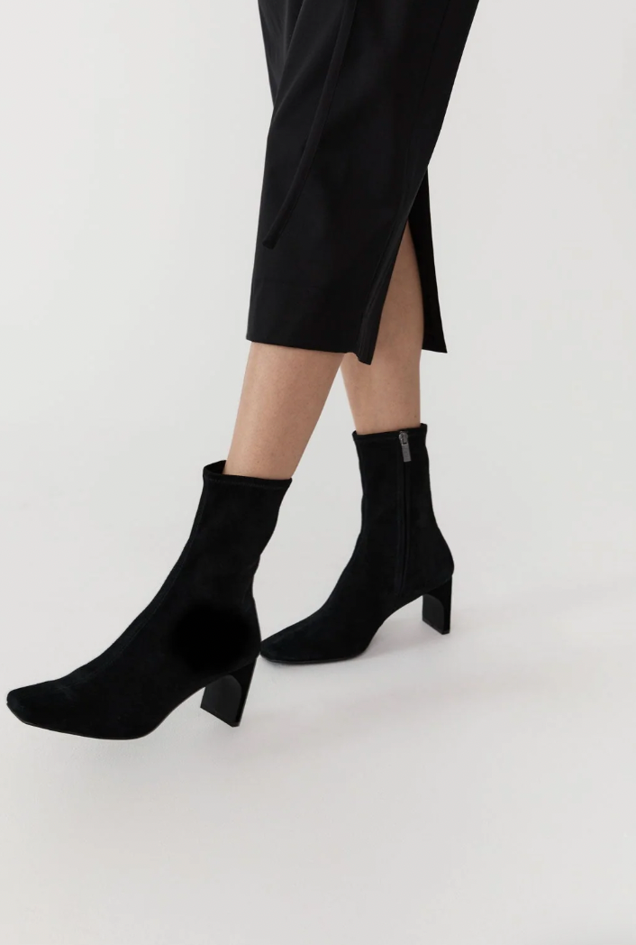 Product Image for Suede Ankle Boot, Black