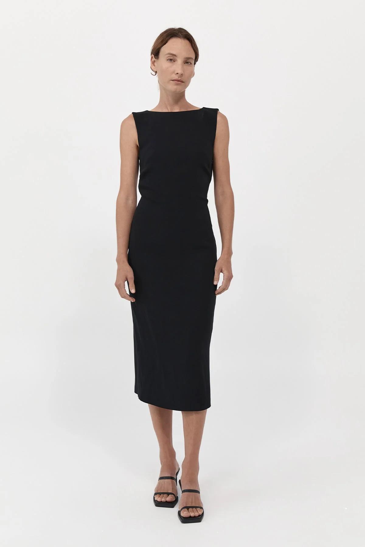 Product Image for Cut Out Midi Dress, Black