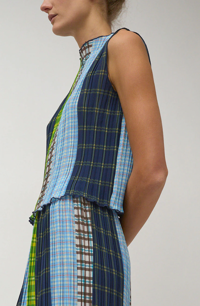 Product Image for Erin Top, Blue Plaid Combo
