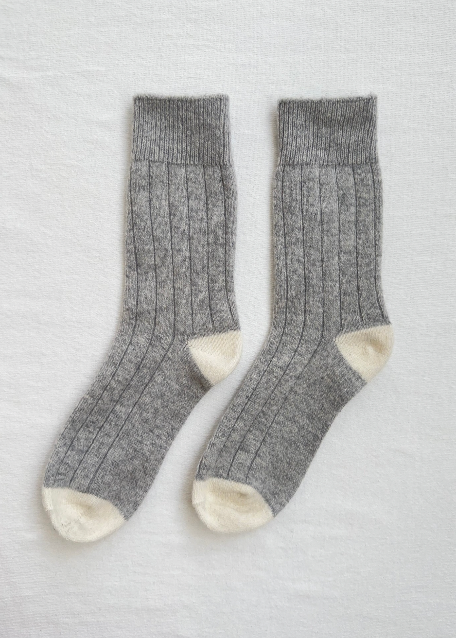 Product Image for Classic Cashmere Socks, Grey Melange