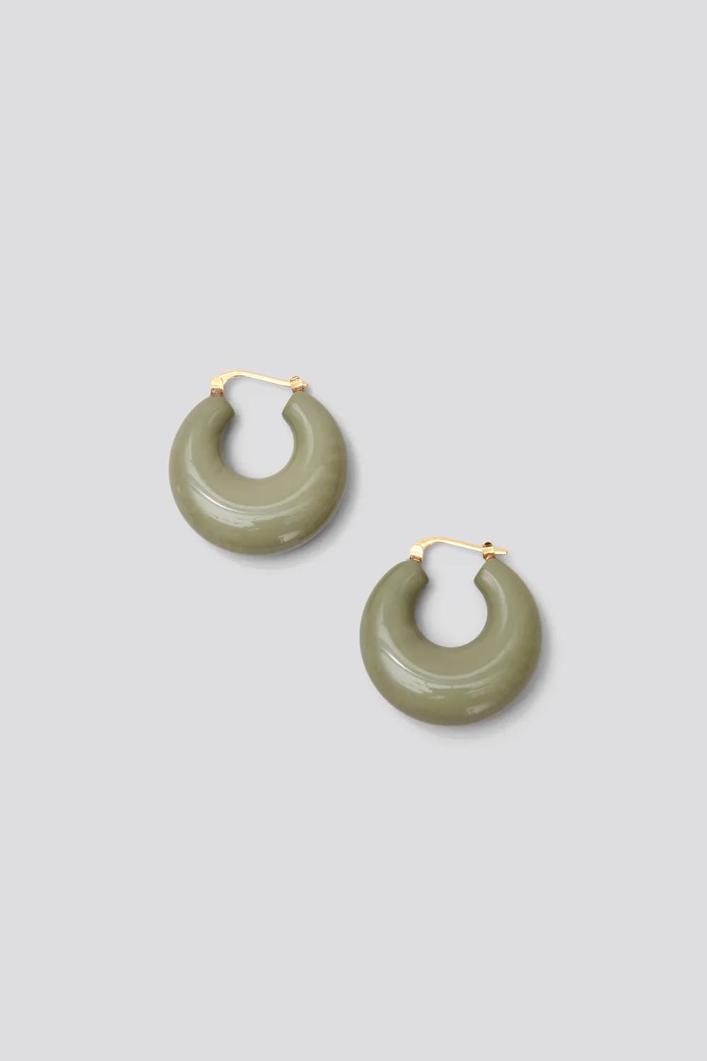 Product Image for Grass Earrings, Olive