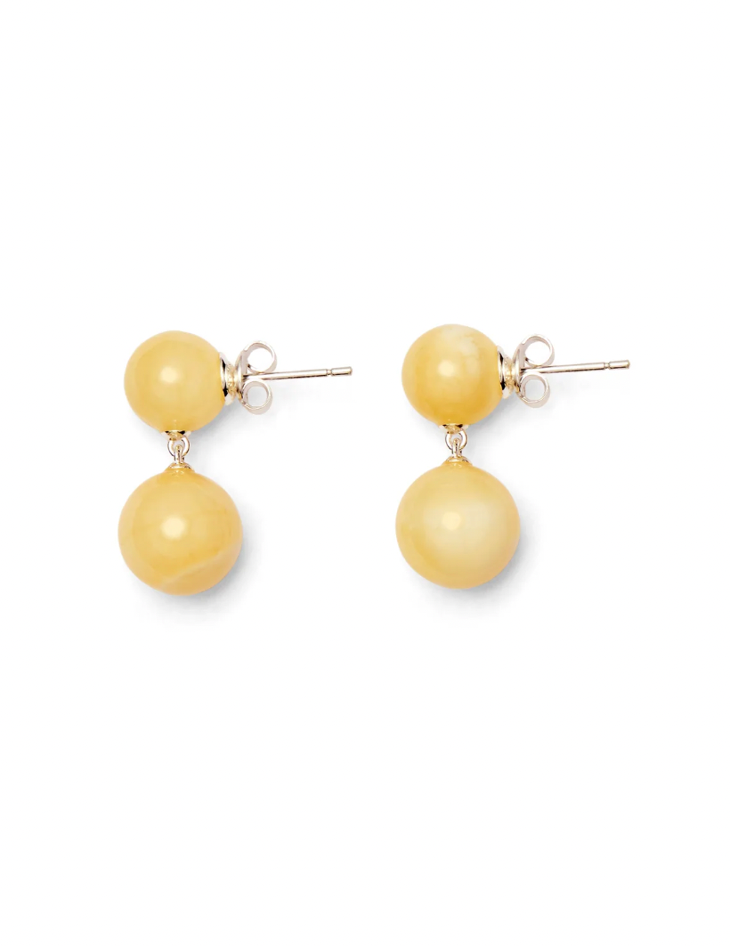 Product Image for The Hannah Earrings, Beige Topaz Jade