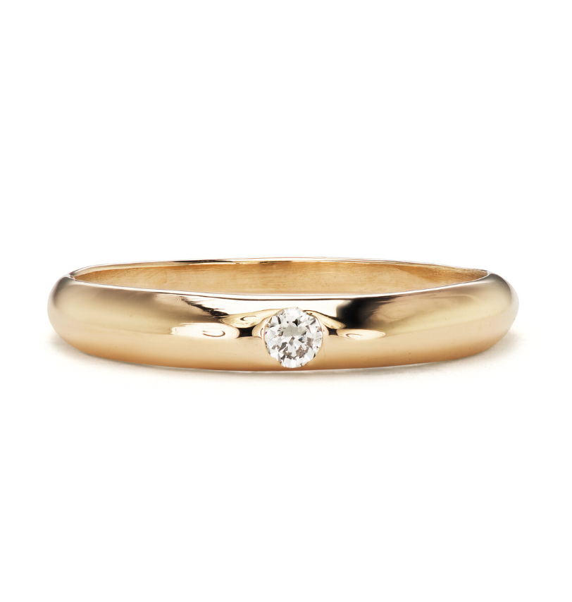 Product Image for Diamond Barnes Ring, Yellow Gold