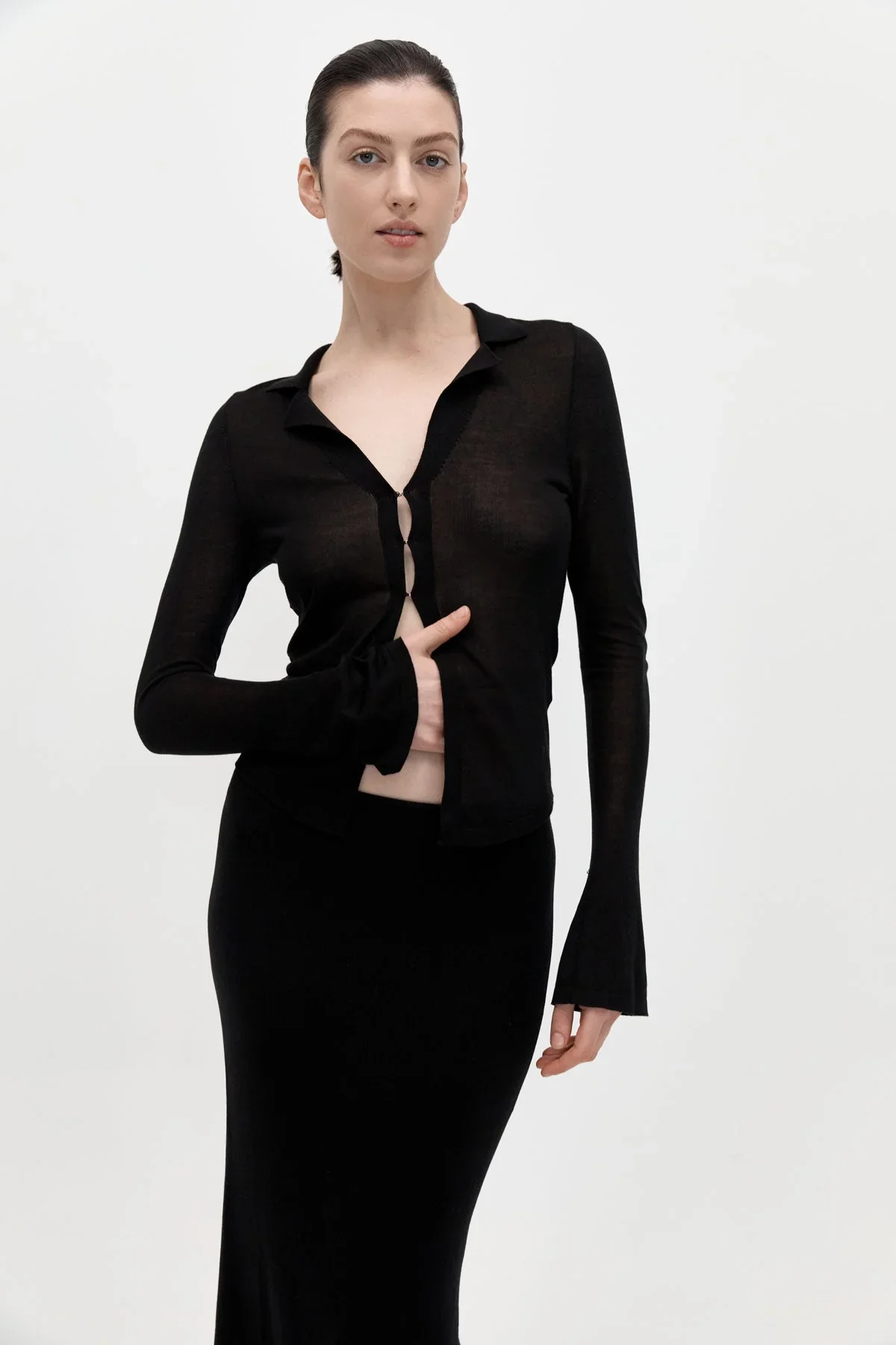 Product Image for Fine Knit Shirt, Black