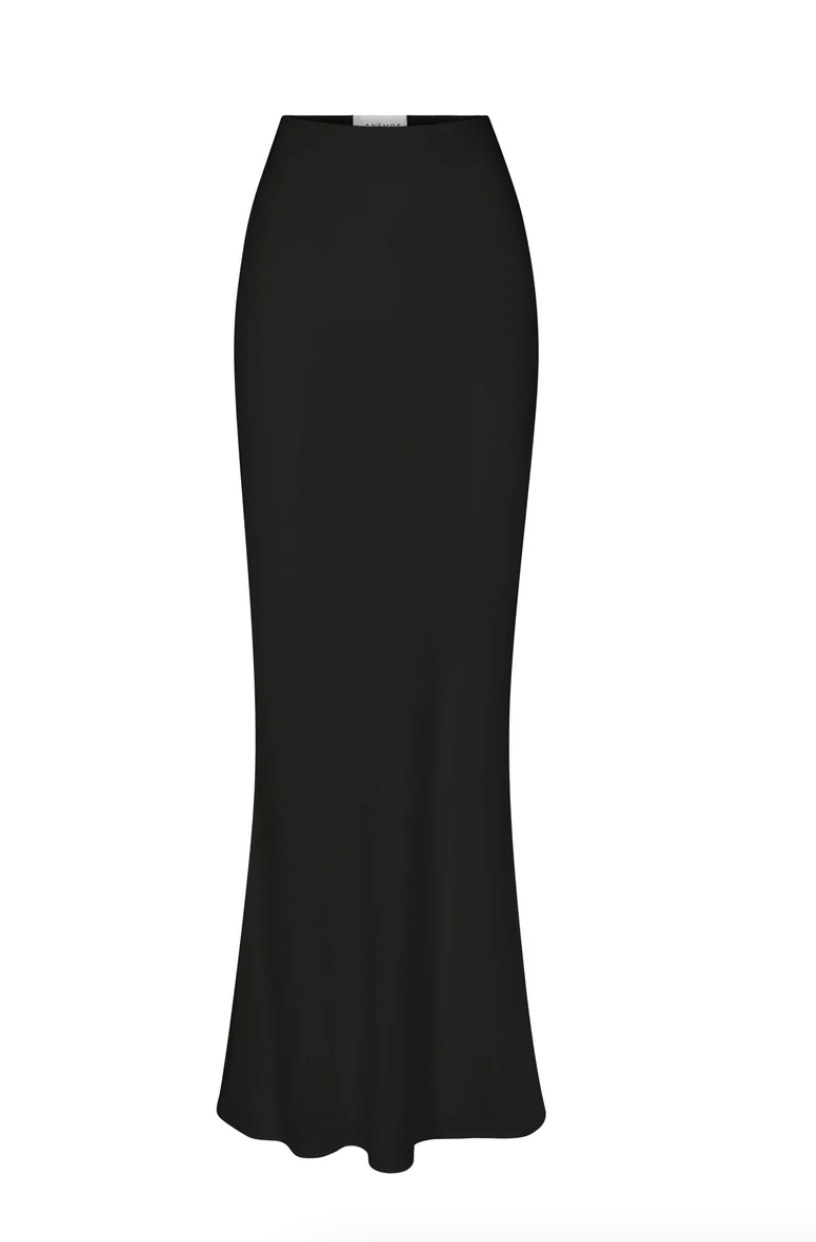 Product Image for Bias Cut Maxi Skirt, Black