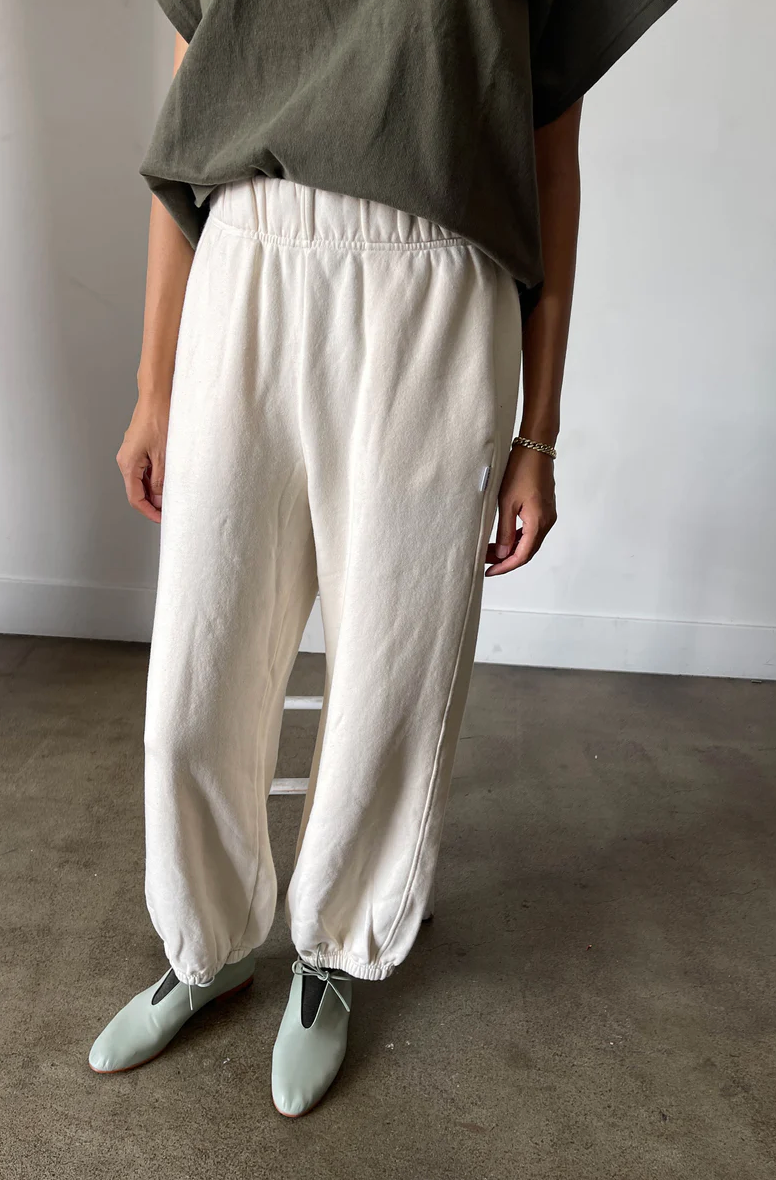 Product Image for French Terry Balloon Pants, Naturel