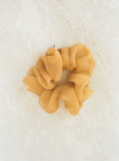 Product Image for Silk Organza Scrunchie, Sand