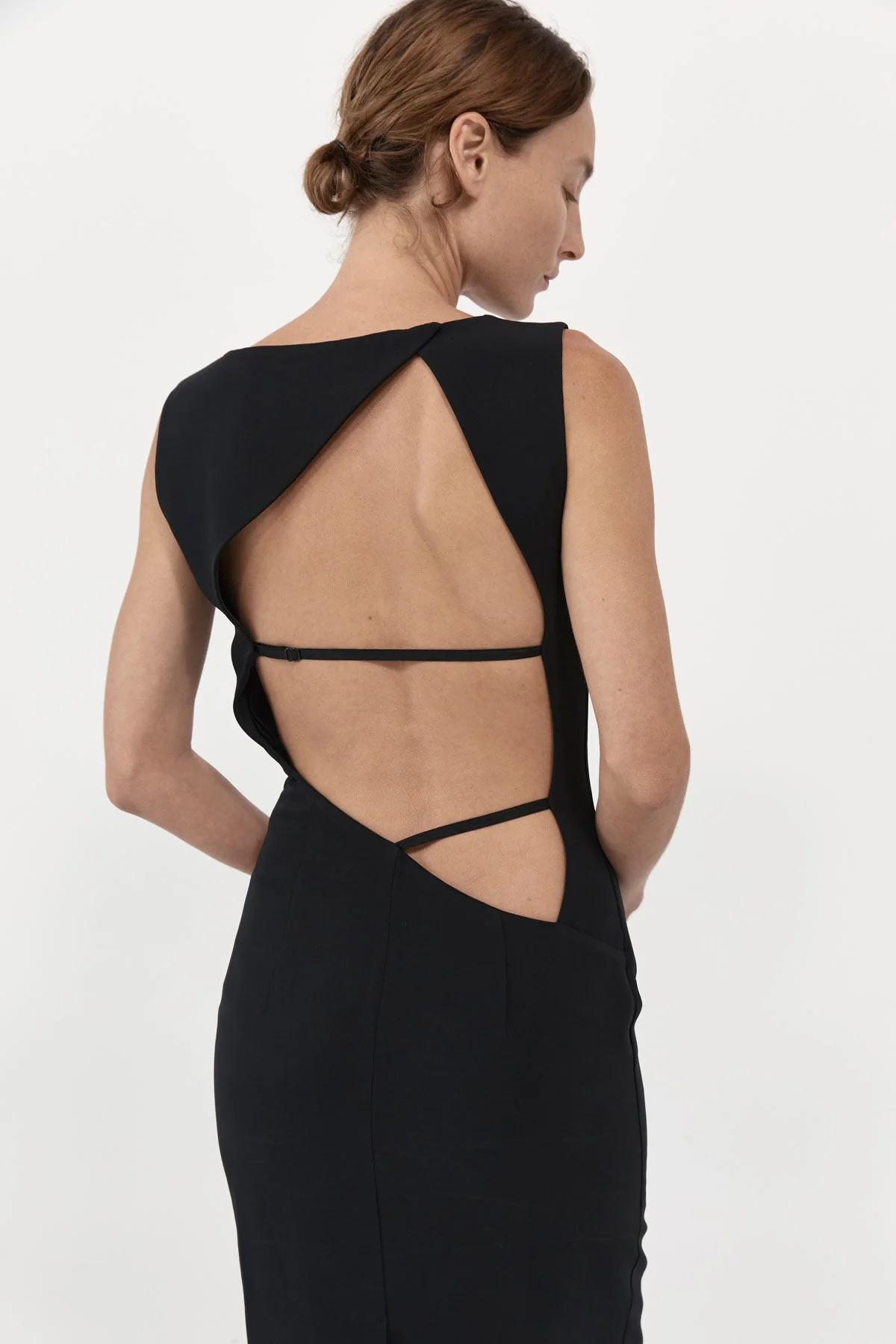 Product Image for Cut Out Midi Dress, Black